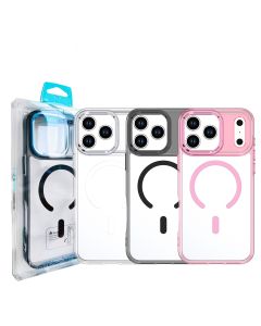iPhone 16 Funda Transparente Cristalina Magnética