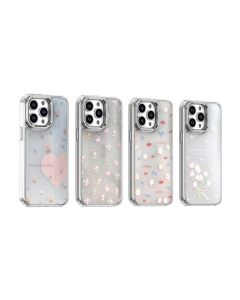 iPhone 16 Carcasa Estampada Diseño Transparente con Soporte