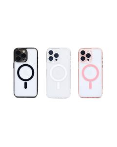 iPhone 16 Pro Max Carcasa Magsafe Transparente con Protección Cámara