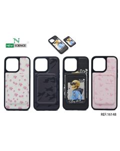 iPhone 12 Pro Max Carcasa con Magnetica Cartera (Mix)