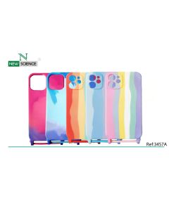Funda Arcoiris con Cuerda iPhone 11 Pro (Mix)