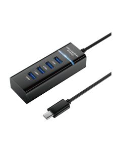 Adaptador HU-01 HUB 4EN1 TYPE-C A USB 3.0 