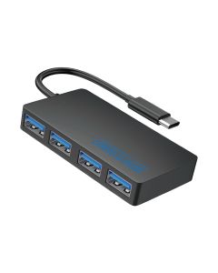 Adaptador HU-07 HUB 4EN1 Type-C a USB 3.0 