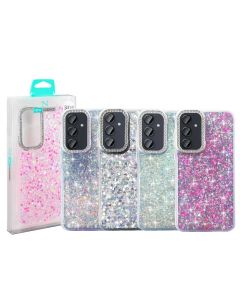 Samsung A55 Funda Magnética con Purpurina y Brillantes