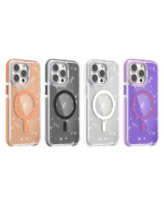 iPhone 15 Pro Max Carcasa con Purpurina Reforzada Magsafe