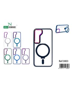 Funda Transparente Con Soporte Magsafe Samsung S23 (Mix)