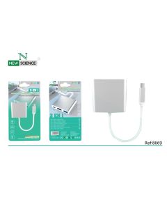 Adaptador Puertos (Type-C A HDMI/USB/PD) Modelo: B3