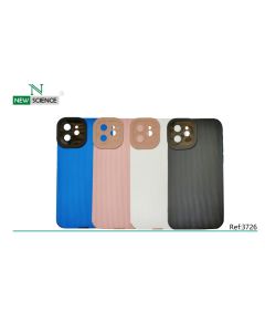 Carcasa Silicona Rayas iPhone 13 Pro Max (Mix)