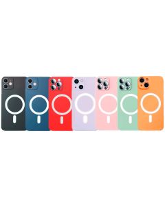 iPhone 14 Funda silicona succion magnetica