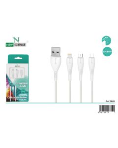 Cable 3en1 1.2M TWX-02