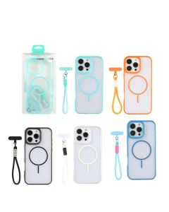 iPhone 16 Pro Max Funda Magnética Mate con cuerda