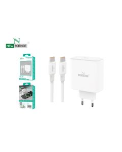 Cargador PD USB-C para Type-C 5.0A/65W Modelo: SLD-T52