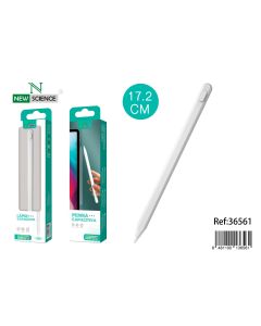 Lápiz Puntero EE-02 Apto para iPad Magnético 17.2CM (Lleva cable Type-C) Blanco