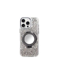 iPhone 16 Pro Funda con Espejo y Purpurina