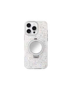 iPhone 16 Plus Funda con Espejo y Purpurina