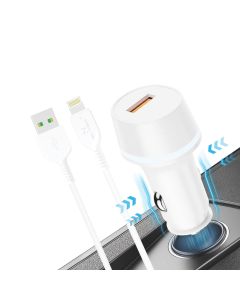 Adaptador Coche con cable USB-iPhone 40W SLD-C17