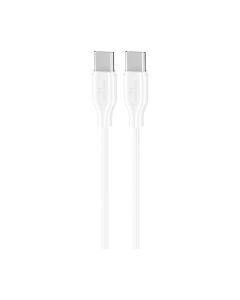 Cable PD USB-C a Type C 5A/60W 2M X-6 Blanco