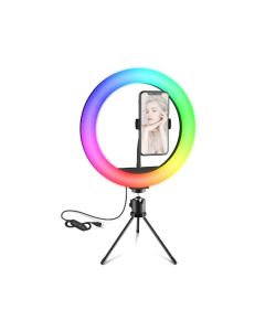 Aro RGB LED 26CM Negro