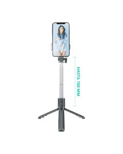 Palo Selfie Tripode con Luz  Hasta 70CM HD-259