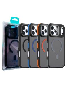 iPhone 17 Pro Max MagSafe Funda MagSafe Mate Antigolpes con Cámara Elevada