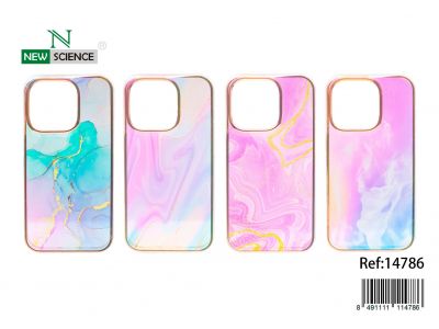 Funda Transparente Estampado Multicolor iPhone 14 Pro (Mix)