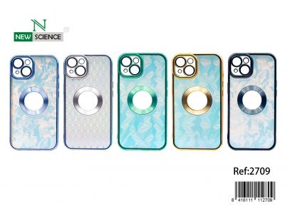 Funda Degradado Láser Reflectante iPhone 13 Pro (Mix)