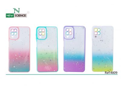 Funda Multicolor con Purpurina iPhone 13 6.1" (Mix)