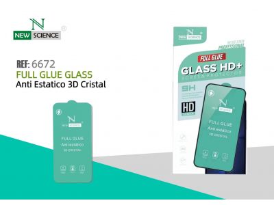 Cristal Full Glue Anti-Estatico Samsung S22 Plus/S23 Plus