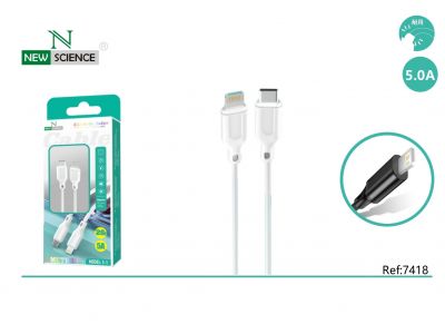 Cable PD to iPhone 20W 5.0A Modelo:T-1