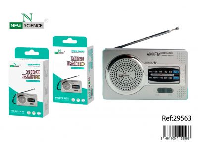 Mini Radio FM:88-108MHZ  Modelo: R25 / BC-R2033