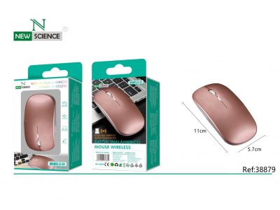 Raton Inalambrico S-01 Rosa